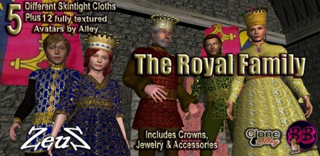 iClone Character Pack - ROYAL FAMILY