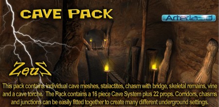 iClone Props Pack - Cave Pack
