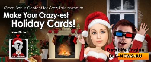 CrazyTalk Animator Bonus Theme Pack - Christmas Bonus