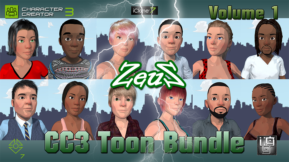 CC3 Toon Bundle  »  - ALL REALLUSION FREE FOR YOU