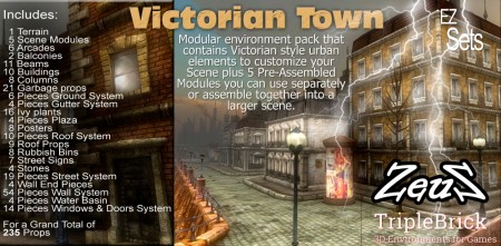 EZ Sets Modular Victorian Town