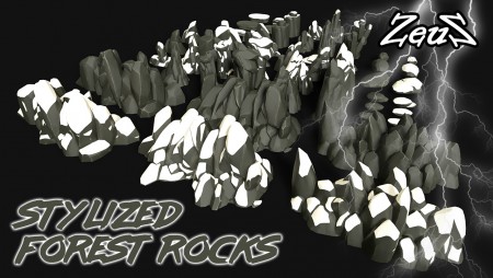 Stylized Forest Rocks