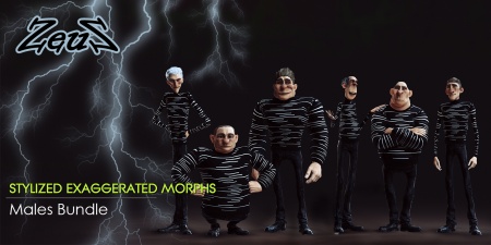 Stylized Exaggerated Morphs - Males Bundle