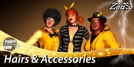 Party Fun - Hairs and Accessories