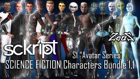 Sckript Sci-Fi Characters Bundle
